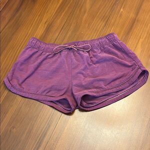 Prana shorts heather maroon shorts with cute trim size small